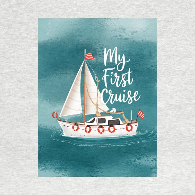 My First Cruise Cute Boat by Perspektiva
